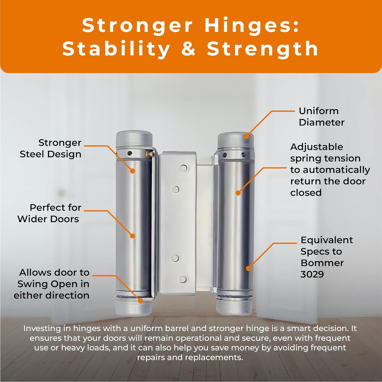 Double Action Spring Hinge Saloon Door Hinge Cafe ,Door Hinge For In