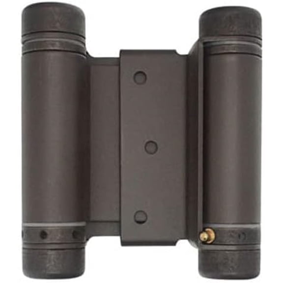 Double Action Spring Saloon Door Hinge | Cafe Doors, Door Hardware for in & Out Doorway Swing, Commercial Grade Double Swing Heavy Duty Door Hinge (Oil Rubbed Bronze, 3 inch)