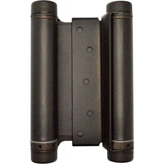 Double Action Spring Saloon Door Hinge | Cafe Doors, Door Hardware for in & Out Doorway Swing, Commercial Grade Double Swing Heavy Duty Door Hinge (Oil Rubbed Bronze, 6 inch)