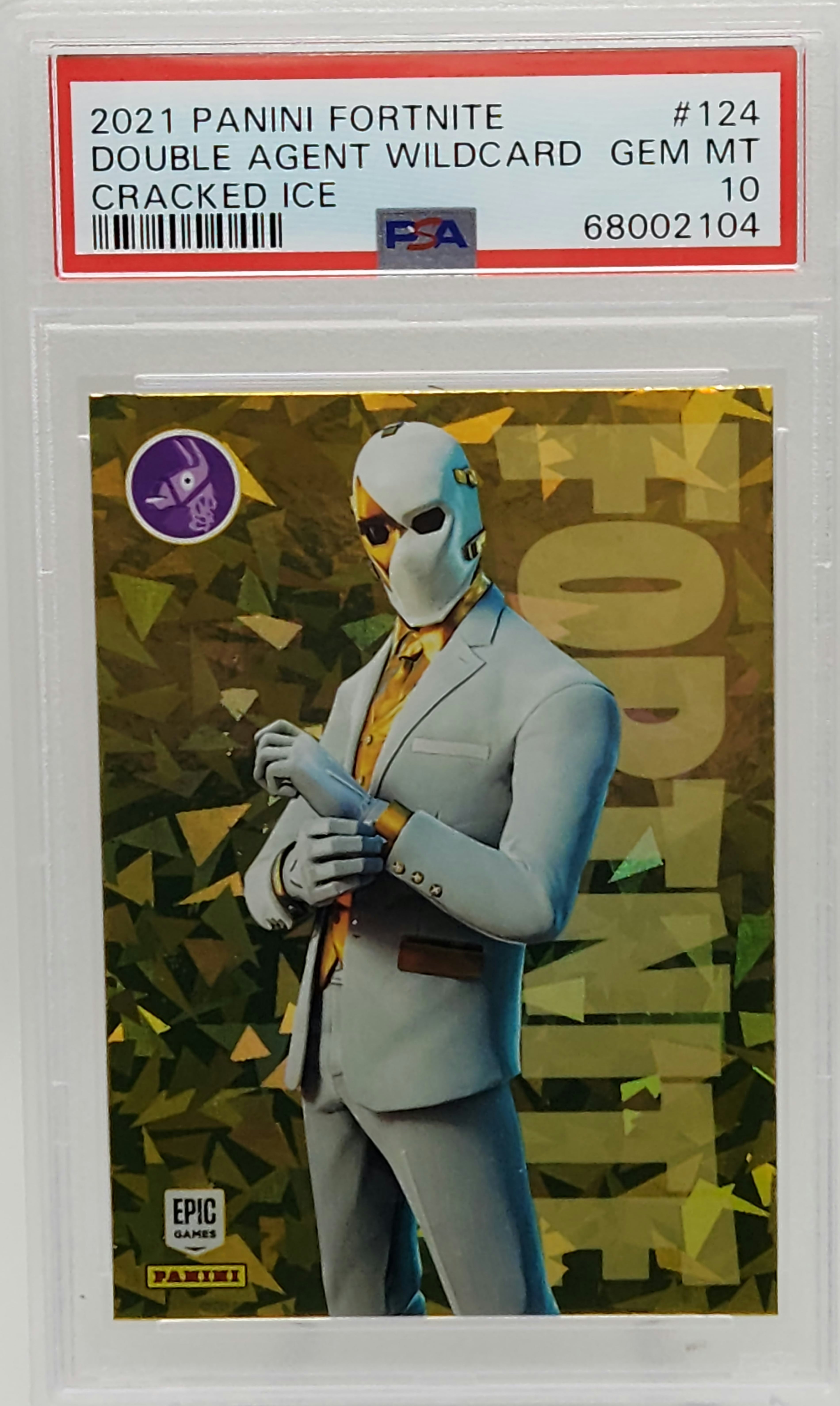 Double Agent Wildcard Cracked Ice 2021 Panini Fortnite Trading