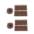 Double Alphabet Letter Stamps for Clay Polymer Tools Brown 2 Pack ...