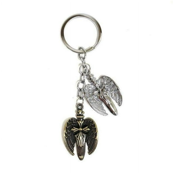 Double Angel Wings Key Chain