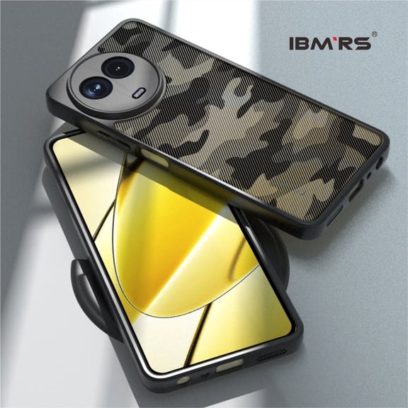 Double Anti-Scratch Coating for realme 11 5g Case, Shockproof Translucent Phone Case (Camo Black)