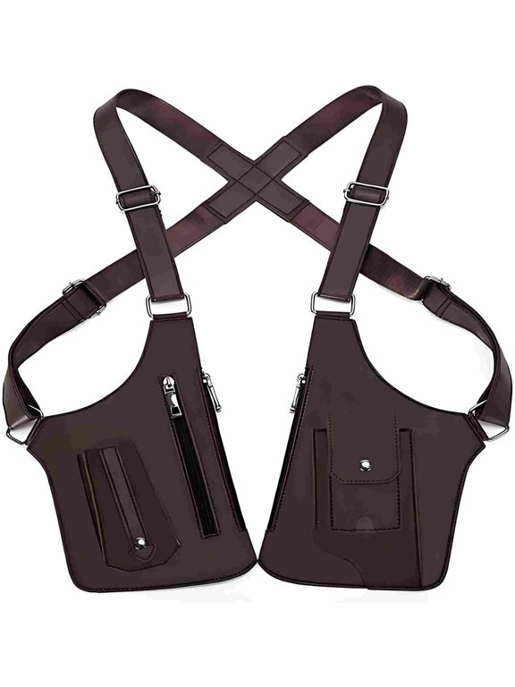 Double Armpit Bag, 2026 Men Anti- Underarm Pouch With Adjustable Strap, Phone Wallet Pocket, Lightweight Carrier For Travel & Daily
