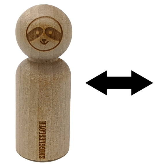 Double Arrow Symbol Rubber Stamp for Scrapbooking Crafting Stamping - Small 3/4 Inch