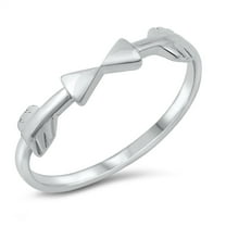Double Arrow Wrap Ring .925 Sterling Silver Band Jewelry Female Male Unisex Size 9