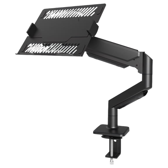 Double Articulating Arm Desk Stand For 17 To 32Inch Displays Optimized Workspaces Organization And Comfort