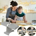 thumbnail image 1 of Double Automatic Dumpling Maker Mold | 304 Stainless Steel & PP | Easy Wavy Edge Press | Dual Slots for Pierogi, Wonton, Ravioli | Kitchen Tool for Homemade Dumplings | 350g Household Gadget, 1 of 9