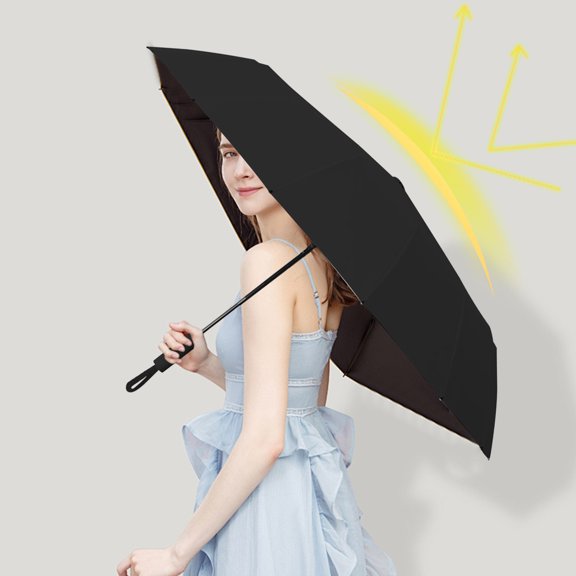 Double Automatic Umbrella - Windproof Reverse Folding Umbrella with High-Density Fabric, 24 Reinforced Fiberglass Ribs, One-Hand Operation for Travel & Outdoor, Sun & Rain Protection
