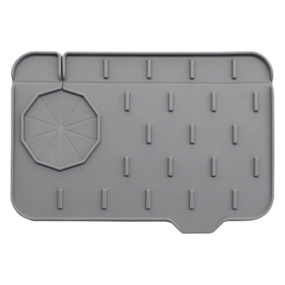 Double Available Kitchen Bathroom Faucet Proof Silicone Drain Pad Water ...
