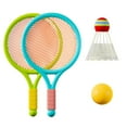 thumbnail image 1 of Double Badminton Racket Set Parent-Child Interactive Dual Sports Mode Toy for Indoor Outdoor Activities(1xBadminton ,1xBall), 1 of 8