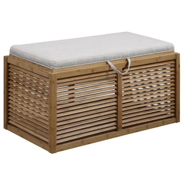 Double Bamboo Ottoman