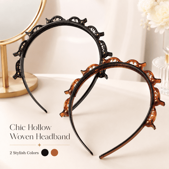 Double Bangs Hairstyle Headband With Clips,Hair Clip Headband ,Hair Band With Clips-Mesh Red Headband 5.12*4.33IN