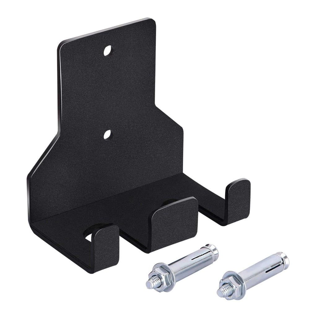 Double Barbell Holder Wall Mount Barbell Storage Rack Dumbbells Stand Rod Holder