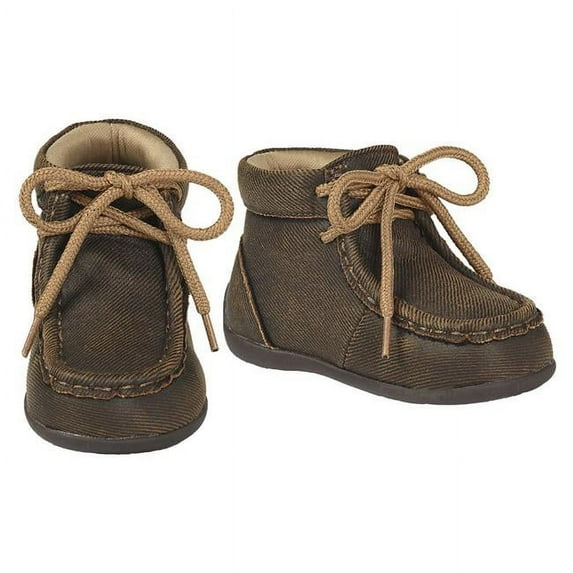 Double Barrel 4411702-07 Gavin Toddler Casual Shoes, Brown - Size 7