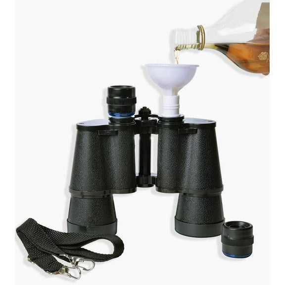 Double Barreled Binocular Flask