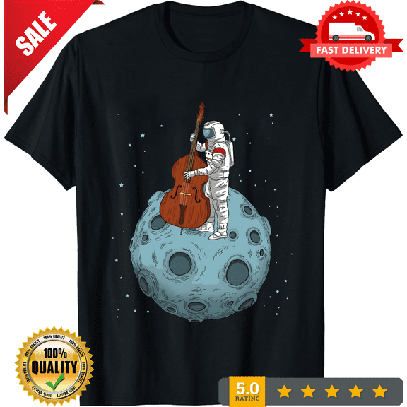 Double Bass Shirt Contrabass Jazz Music Gifts Upright Bass Unisex T-shirt, ULTRA LIMITED-TH84098