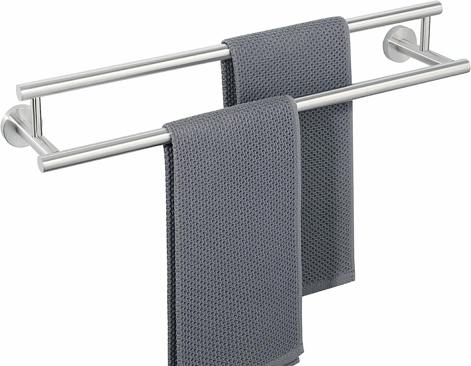 Double Bath Towel Bars Towel Racks for Bathroom Lavatory,Wall Mount ...