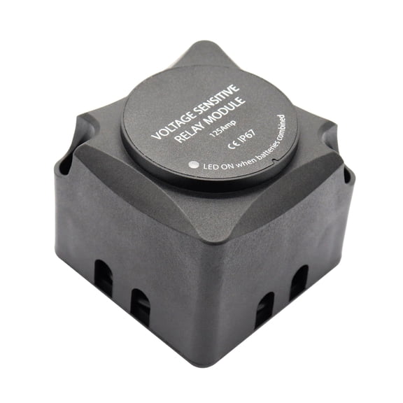 Double Battery Protective Intelligent Isolator VSR 12V Split Charge Voltage Sensitive Relays Module for Car Truck Marine