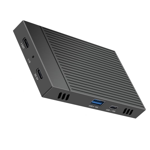 Double Bay M.2 NVMe Enclosure 10Gbps Type C M.2 NVMe SSD Enclosure Aluminum SSD Enclosure for 2230 2242 2260 2280