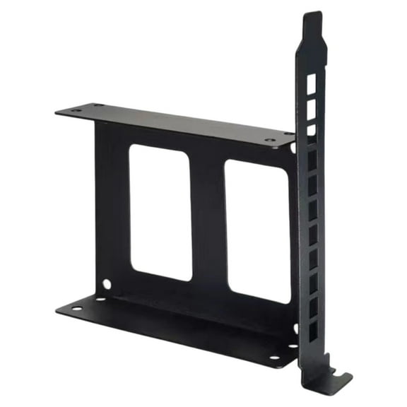 Double Bay PCI Slot Drive Mounting Compatibles 2.5in 3.5in Hard Drive Enhances Stability
