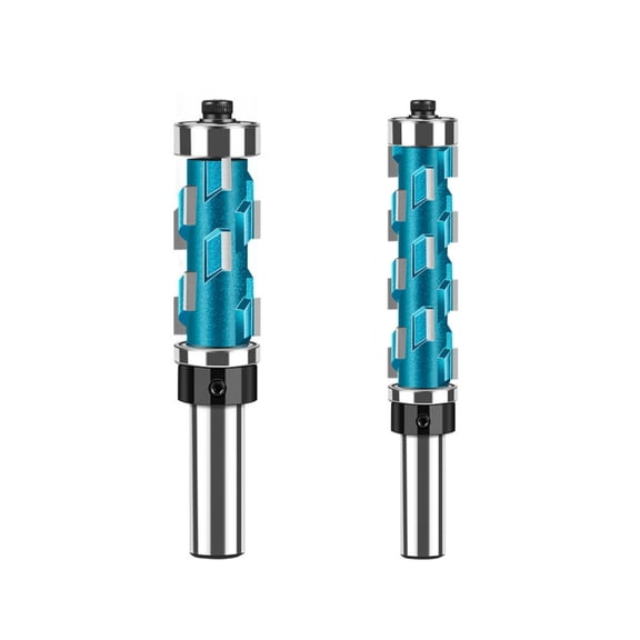Double Bearing Flush Trim Router Bit Woodworking Edges Cutting Tool Alloy Edges Trimming Tool 12mm/12.7mm Round Shank