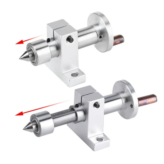 Double Bearing Live Center for Mini Lathe Machine - Precision Revolving Center for DIY Projects