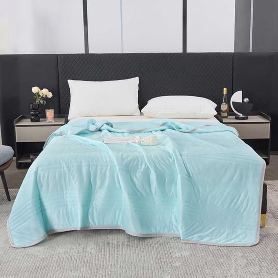 Double Bed Quilt | Summer Cooler Quilt for All Seasons | Soft Polyester Cover | 60 x 79 Inches | 1 Piece