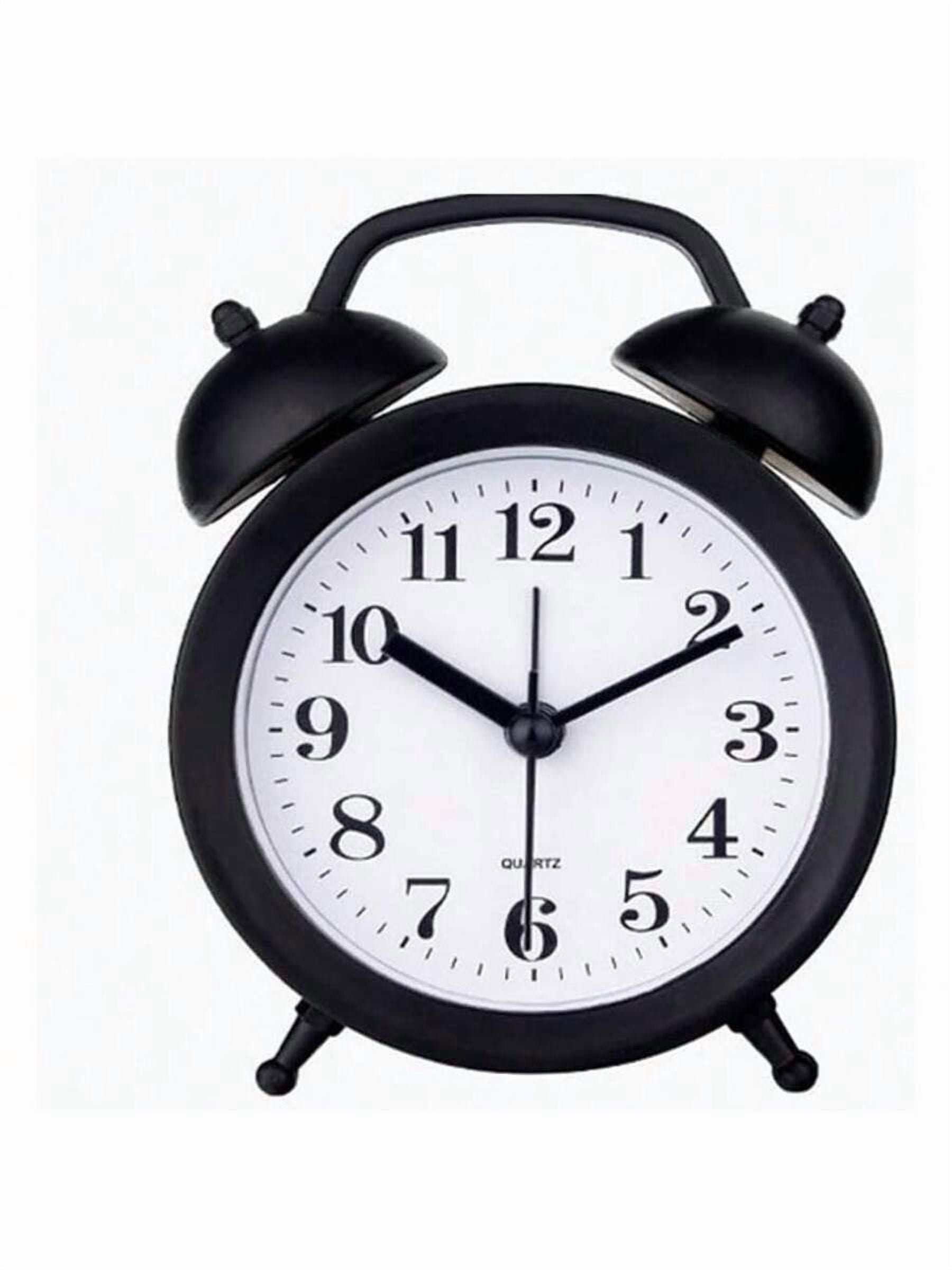 Double Bell Kids Alarm Clock, Classic Analog Design to Teach Children Time Management