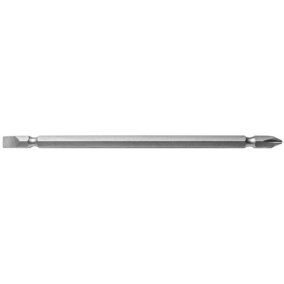 Century Drill & Tool 68681 Premium S2 Steel #1 Phillips and #6 Slotted Double Ended Screwdriving Bit