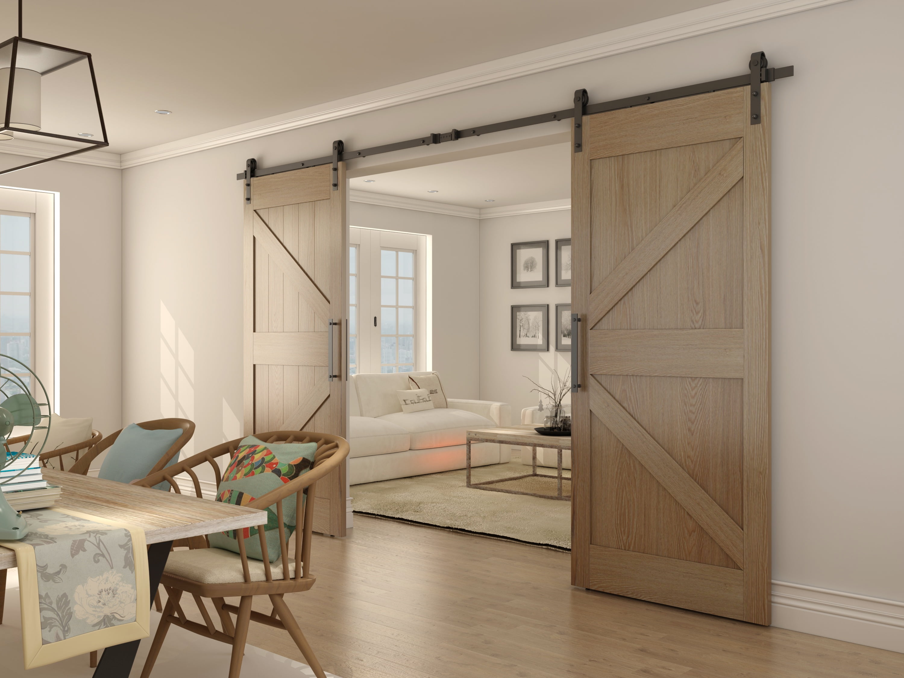 Villar Home Designs Double Black Shape Stainless Steel Easy to Install 12 Feet