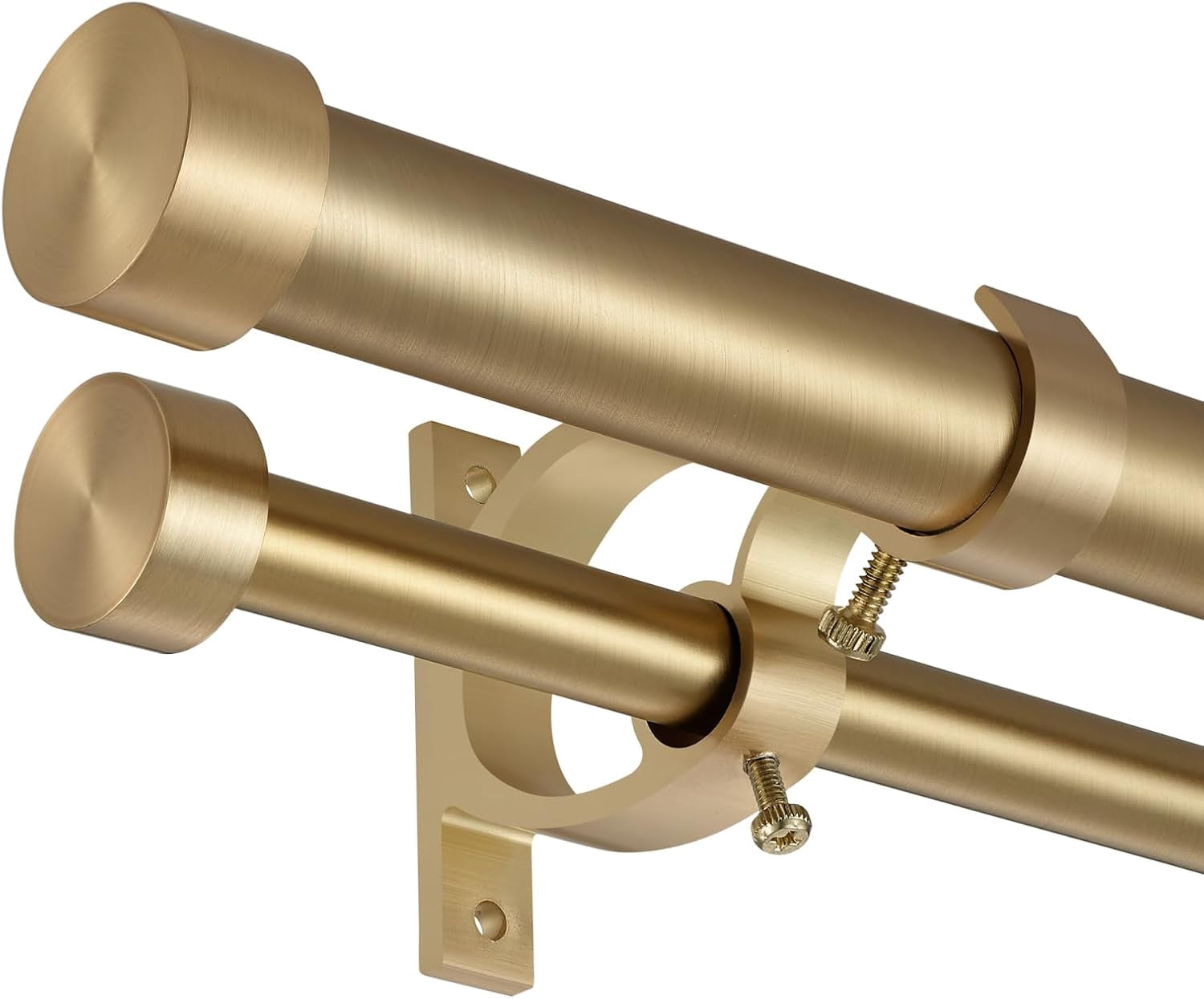 Double Blackout Curtain Rods 72 to 144 Inches (6-12 Feet),1-Inches ...