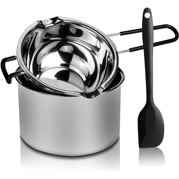Double Boiler for Stove Top Candle Candy Chocolate Making Double Boiler Insert for Melting Pot Set