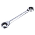 thumbnail image 1 of Double Box End Ratcheting Wrench (16x18mm) Metric 72 Teeth 12 Point Ratchet Spanner Tools, CR-V, 1 of 5