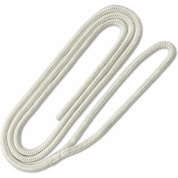 Double Braid Dock Lines | 3/8 in. x 10 feet | White