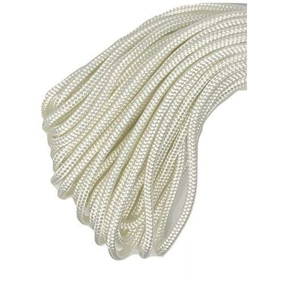 Double Braid Polyester Rope 5/16 Inch by 100 Feet White