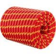 thumbnail image 1 of Double Braided Arborist Rigging Rope - 1/2 in X 150 ft 48 Strands Outdoor Pulling Heavy Duty Polyester Bull Rope for Swing Tree Work Camping Rescue Hiking - Red, 1 of 12