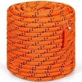 thumbnail image 1 of Double Braided Polyester Rope, Breaking Strength Outdoor Rope, Arborist Rigging Rope for Rock Hiking Camping Swing Rappelling Rescue, 1 of 8