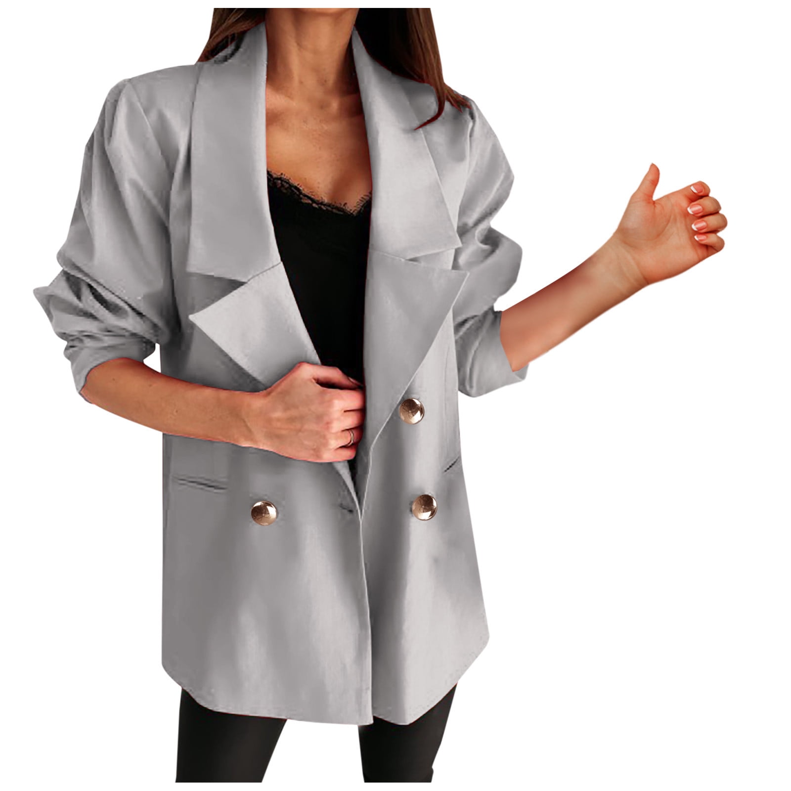 T Tahari Notched Lapel Blazer In Green | Lyst