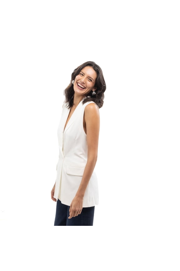 Double Breasted Long Vest