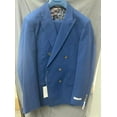 thumbnail image 1 of Double Breasted Suit - Seersucker Suit - Blue Summer Suit, 1 of 1