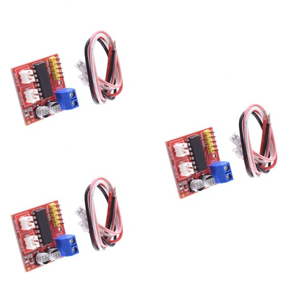 Double Bridge Brushed Motor Drive Board Step Motor Controller 2.5A Output Signals Adjustment for Robotics Project Use
