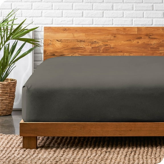 Double Brushed 100% Flannel Cotton Fitted Sheet - Extra Soft - Heavyweight