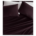 thumbnail image 1 of Double-Brushed Microfiber Queen Sheet Set 4 Piece – Oeko-TEX Certified Ultra Soft & Wrinkle-Free - 16" Deep Pocket Sheets - Easy Care Queen Size - Purple, 1 of 9