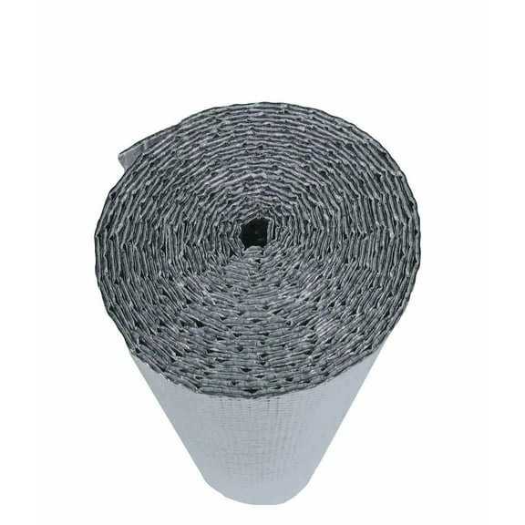 Double Bubble Foil Insulation Reflective Roll 48"x4FT (16SF) FLAME RESISTANT