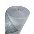 thumbnail image 1 of Double Bubble Insulation Roll 48" x 75' (300 sq. ft.), 6.35mm Thick, White/Foil, 1 of 7