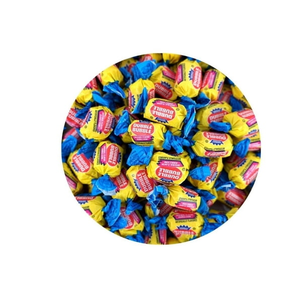 Double Bubble Original Pink Chewing Gum, 1 Pound Bulk Bag, 70 Pieces, Individually Wrapped