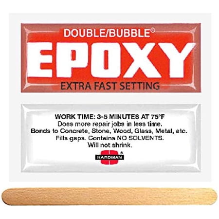 Double/Bubble Red Extra Fast Setting Epoxy Adhesive, 100 Packs per Box 04001.$$Tools & Hardware Other
