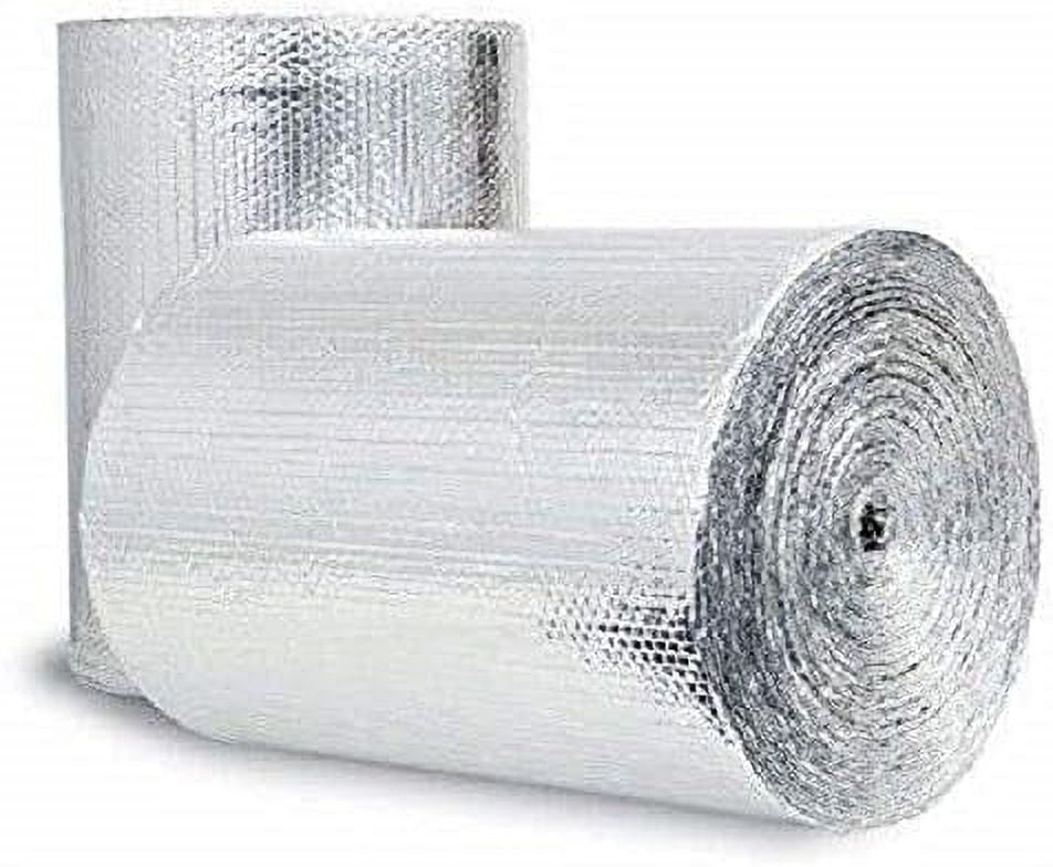 Double Bubble Reflective Foil Insulation - 4 Rolls 36" X 25 Ft, Radiant Barrier For Attics & Ducts