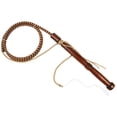 thumbnail image 1 of Double C Customs Handmade 8 Foot 12 Plait Paracord Bull/Cow Whip, 1 of 4